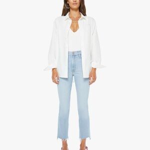 MOTHER The Insider Crop Step Fray Size 27